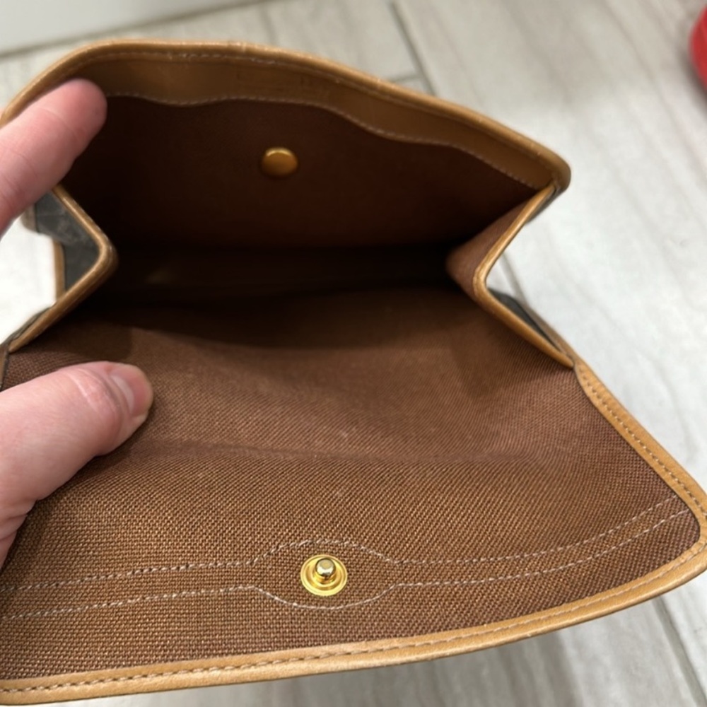 Pre-loved Christian Dior Vintage Black Honeycomb Clutch